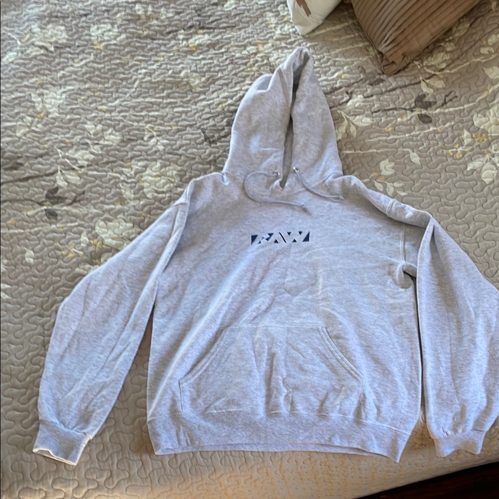 Gray Raw Hoodie